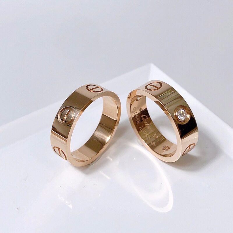 Love Collection Ribbed Wide Band