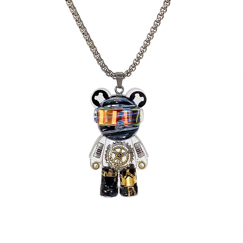 Punk Bear-Pendant necklace