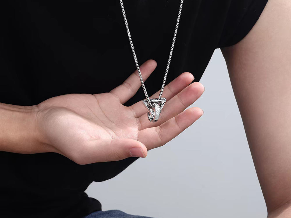 Geometric cube-Pendant