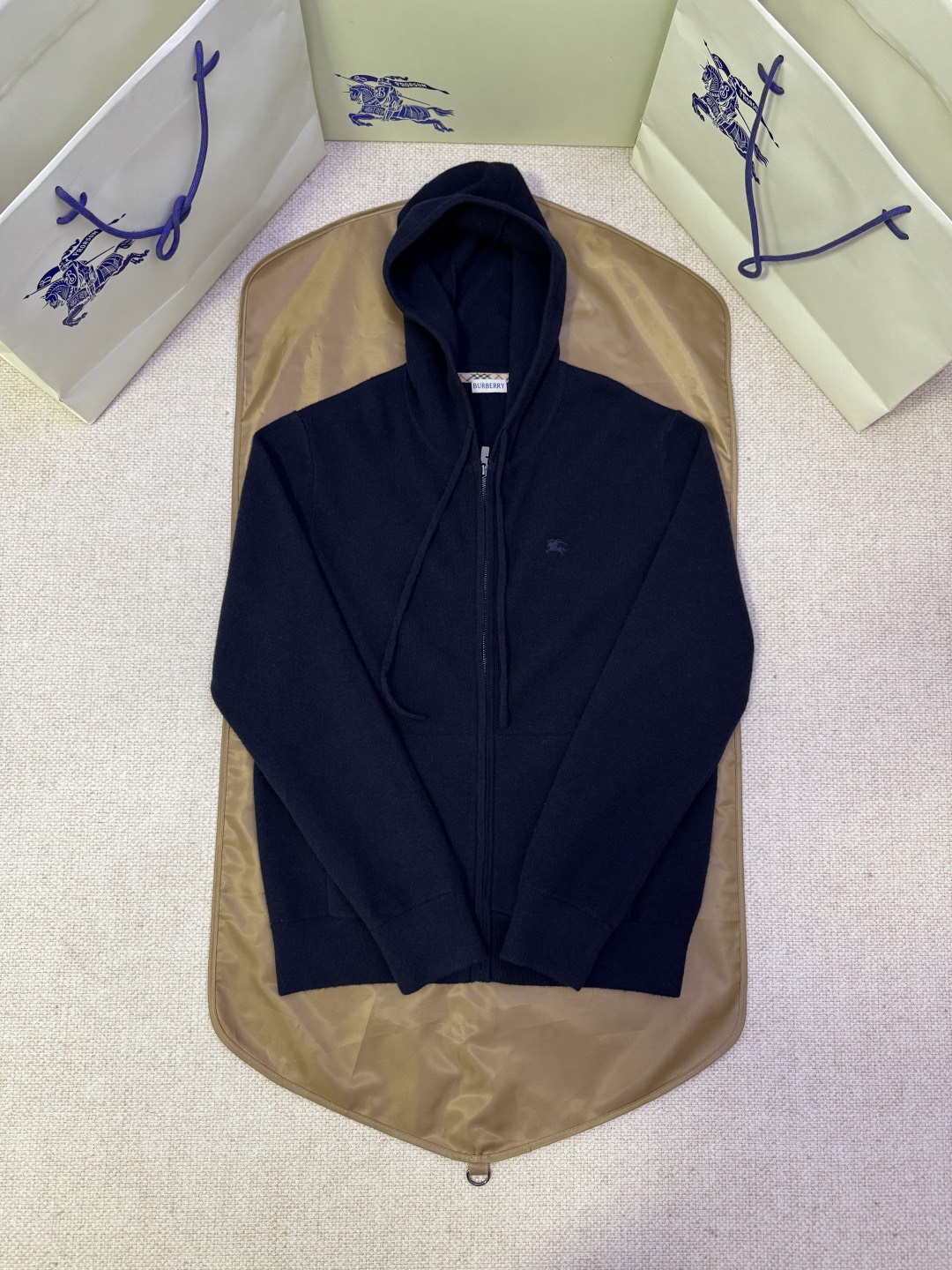 BURBERRY Long Sleeve Hooded Jacket - Image 3