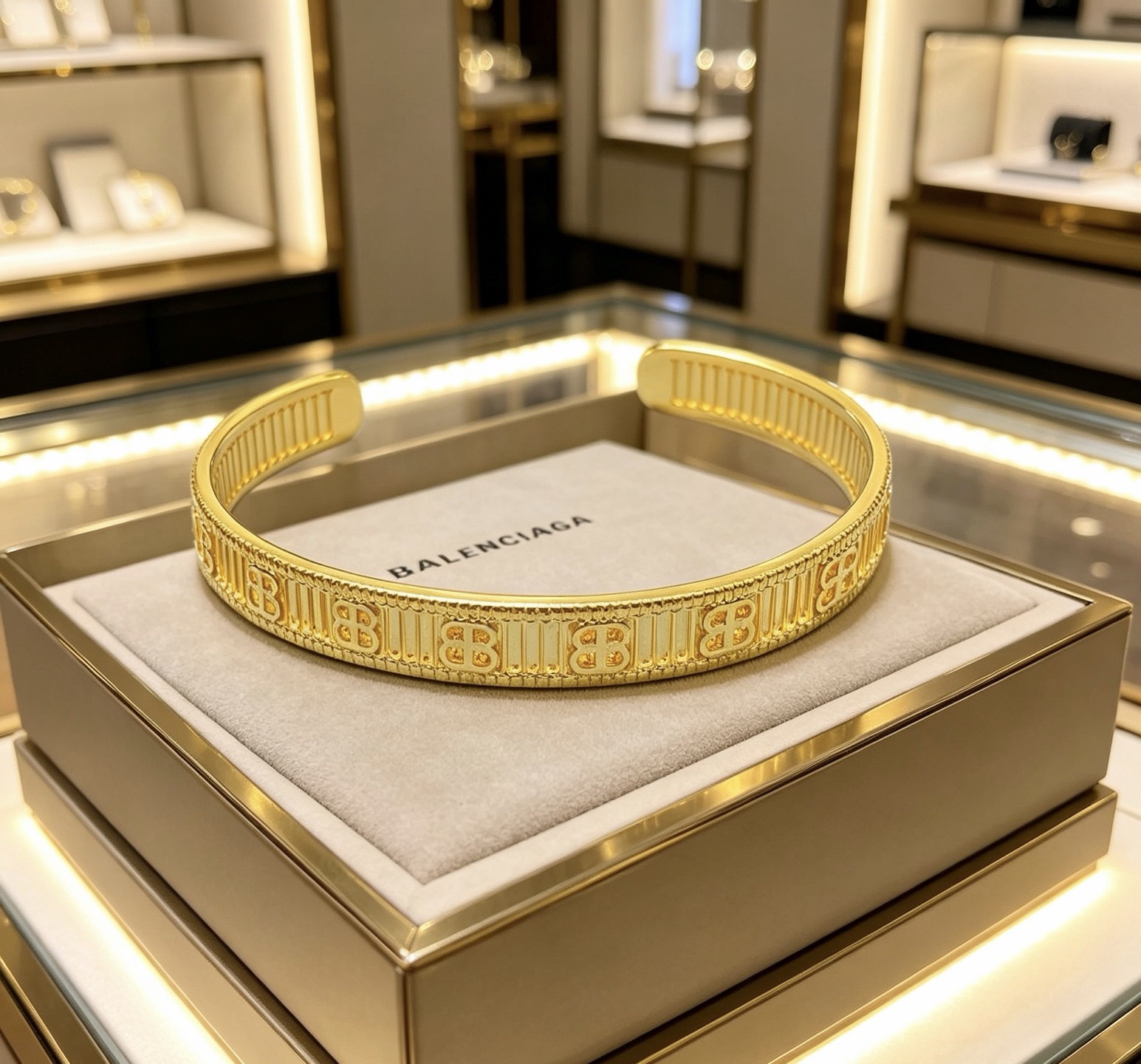 BALENCIAGA Golden Bangle - Image 2