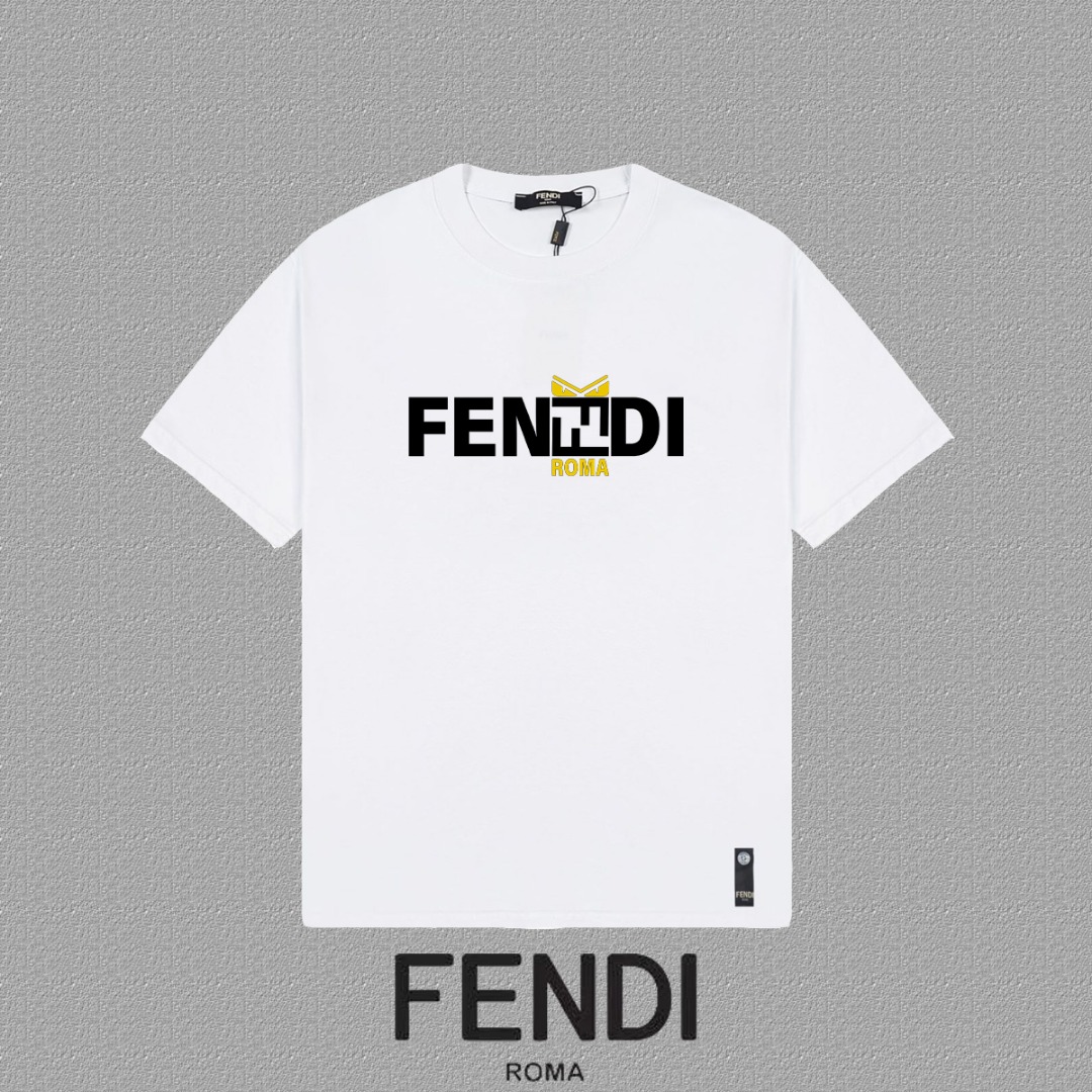 FENDI Casual Short T-shirt