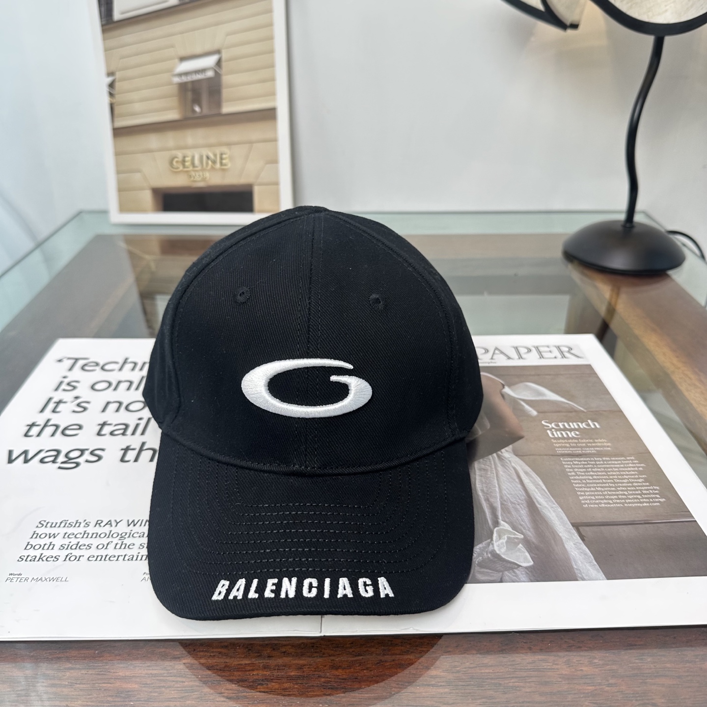 BALENCIAGA Sun Visor Baseball Cap - Image 2
