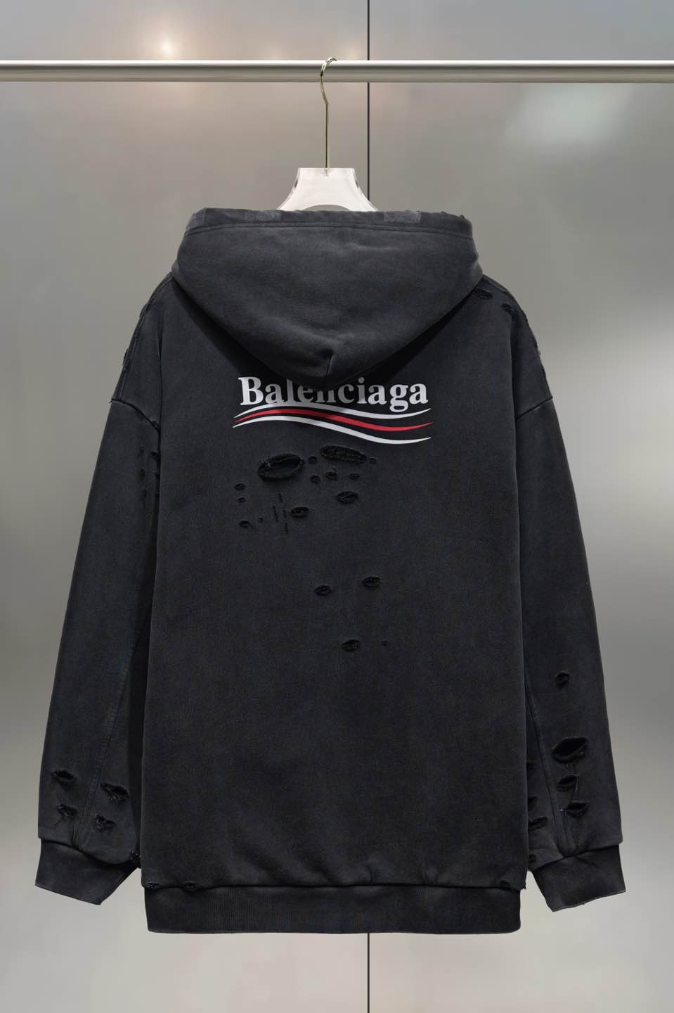 Balenciaga Long-sleeve Hoodie - Image 9