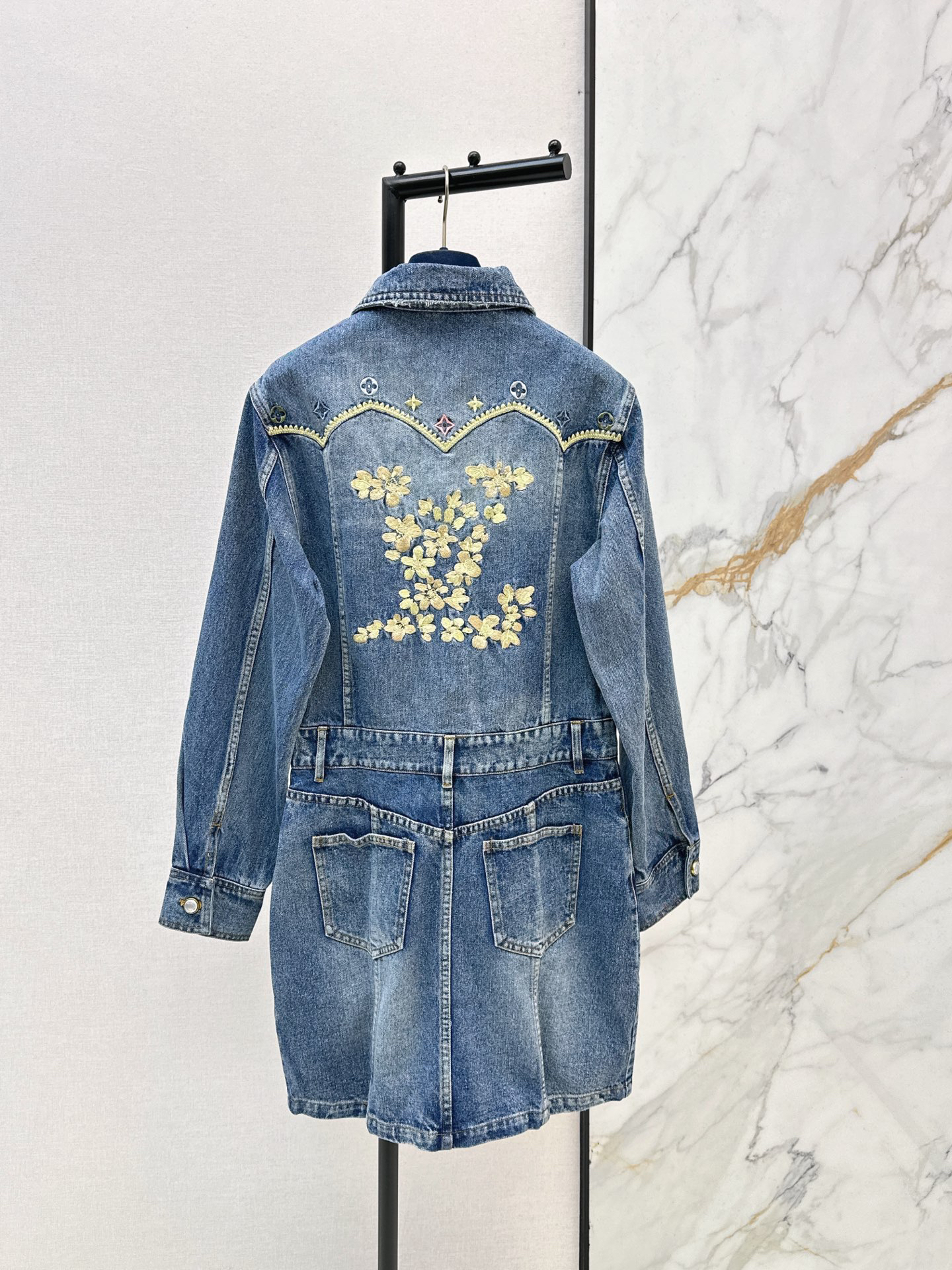 LV Denim dress - Image 4