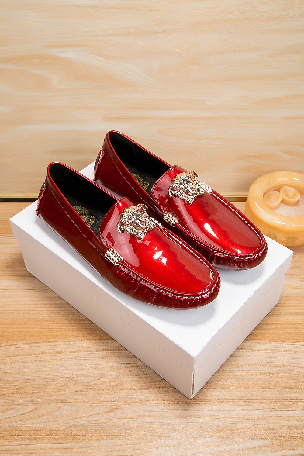 VERSACE Rad Leather Shoes - Image 4