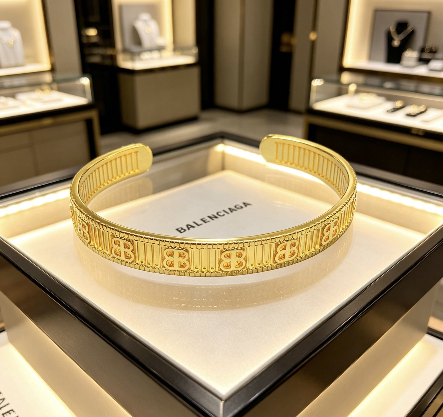 BALENCIAGA Golden Bangle - Image 3