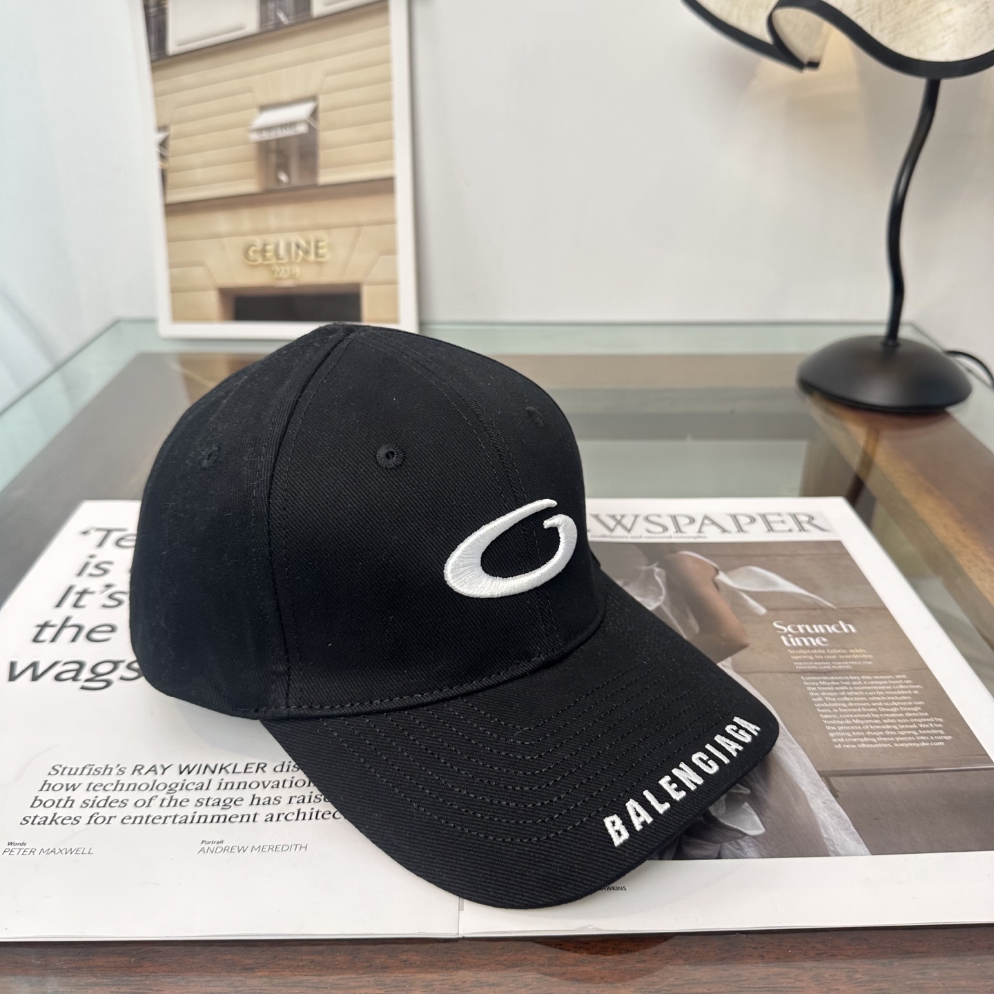 BALENCIAGA Sun Visor Baseball Cap - Image 3
