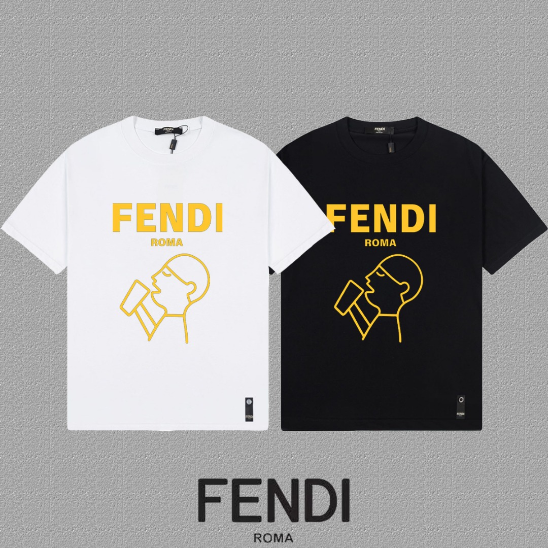FENDI Casual Short T-shirt - Image 5