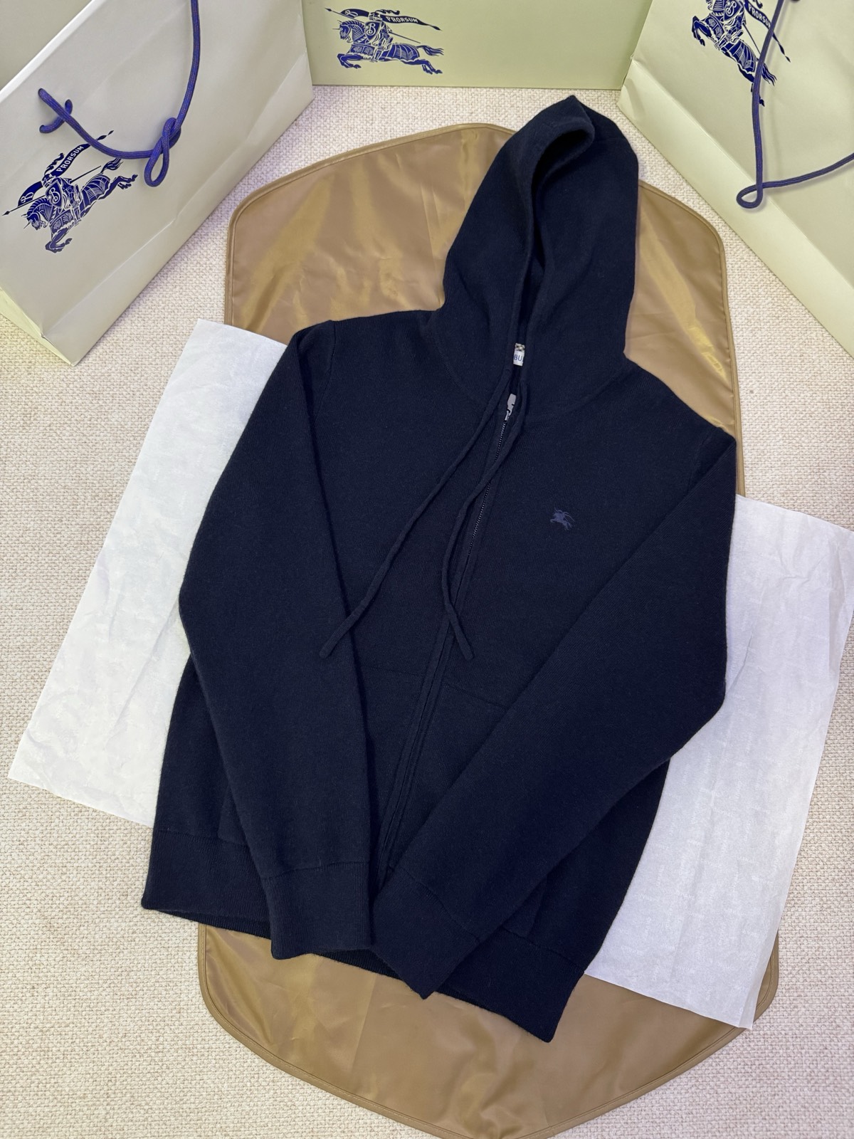 BURBERRY Long Sleeve Hooded Jacket - Image 5