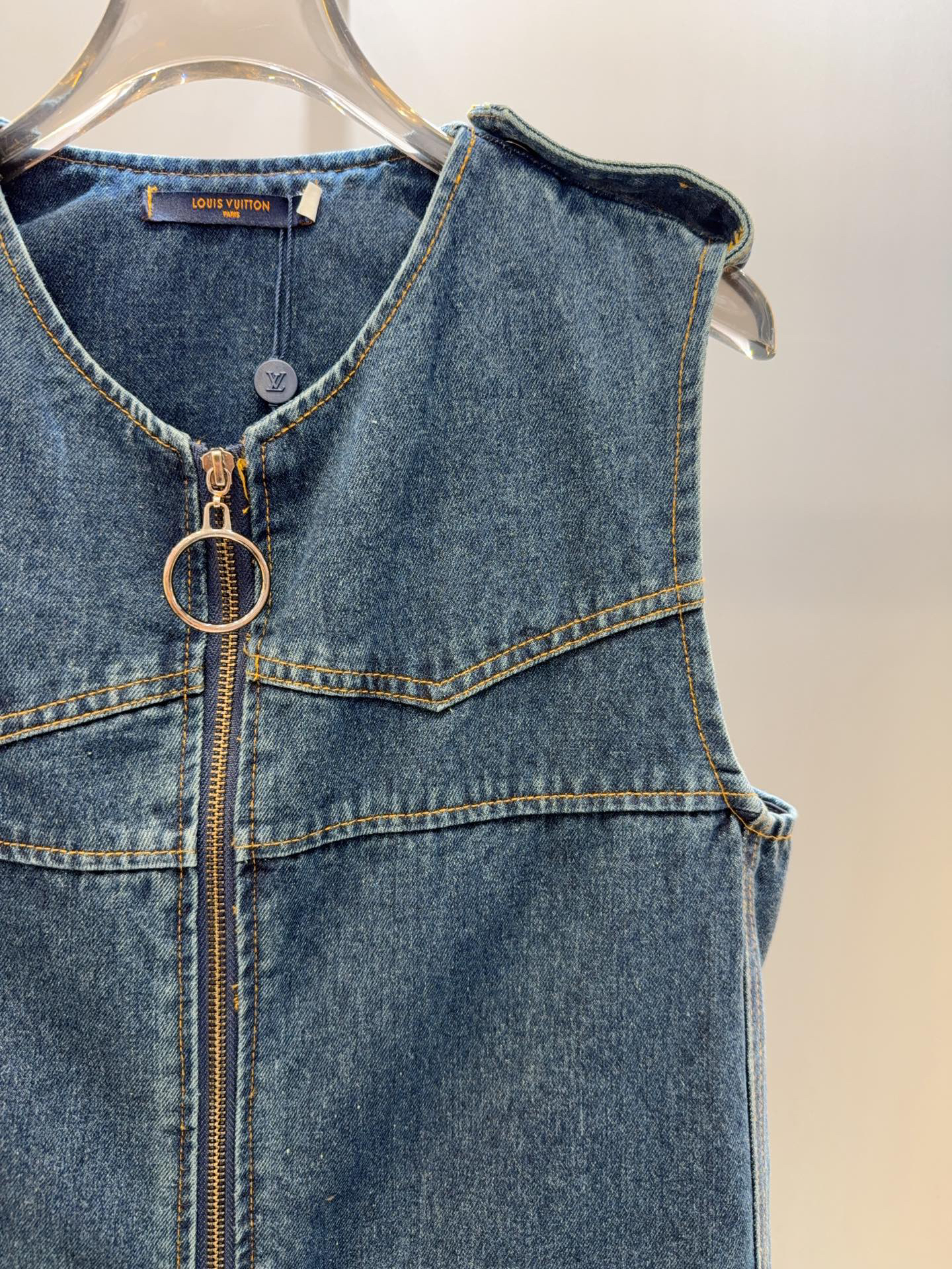 Louis Vuitton Denim dress - Image 5