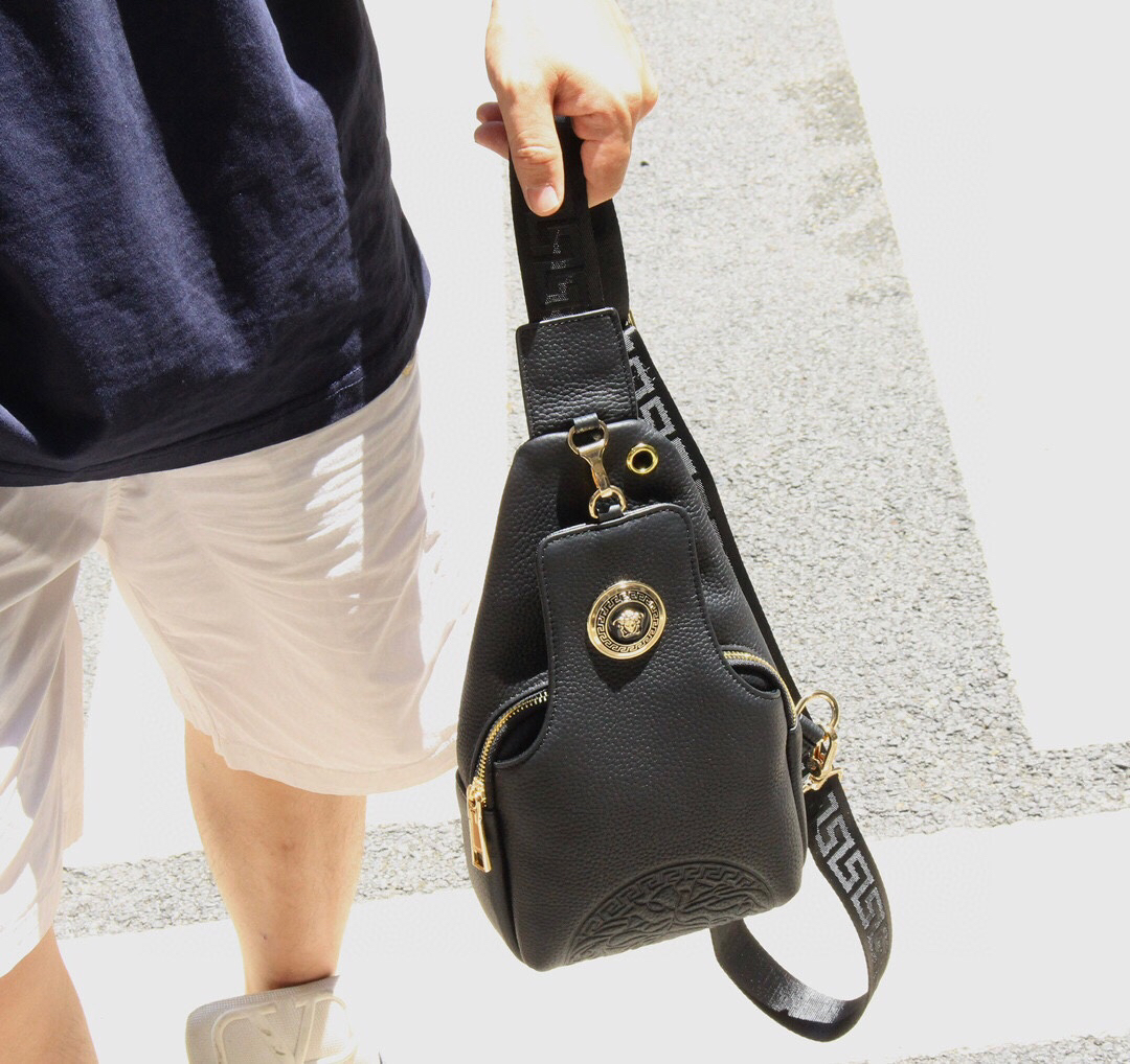 VERSACE Crocodile leather crossbody bag - Image 6
