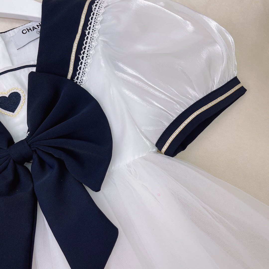 Chanel-style kids' dress - Image 9
