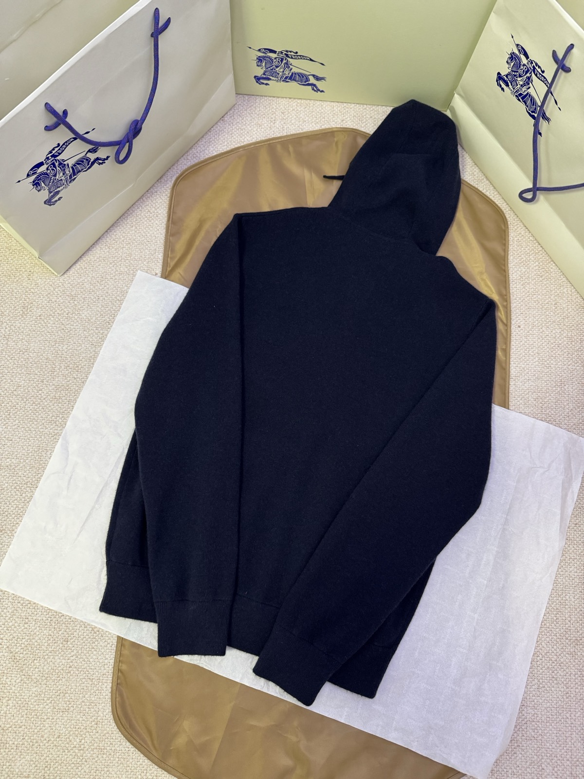 BURBERRY Long Sleeve Hooded Jacket - Image 6
