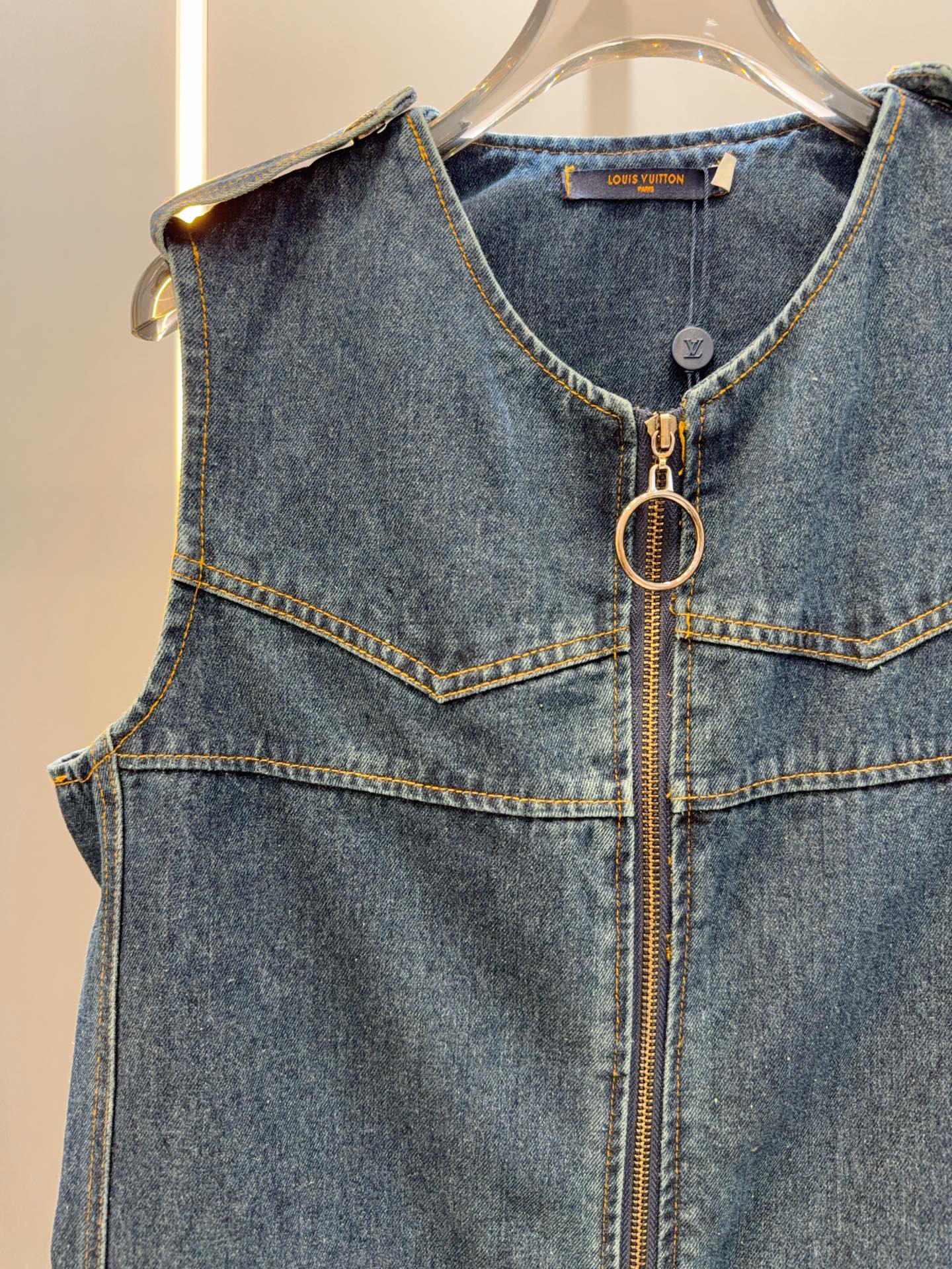 Louis Vuitton Denim dress - Image 6