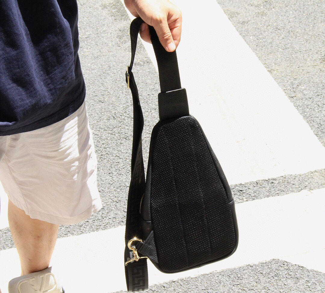 VERSACE Crocodile leather crossbody bag - Image 7