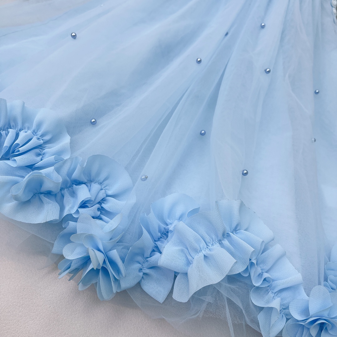 DIOR Dress Sky Blue - Image 8