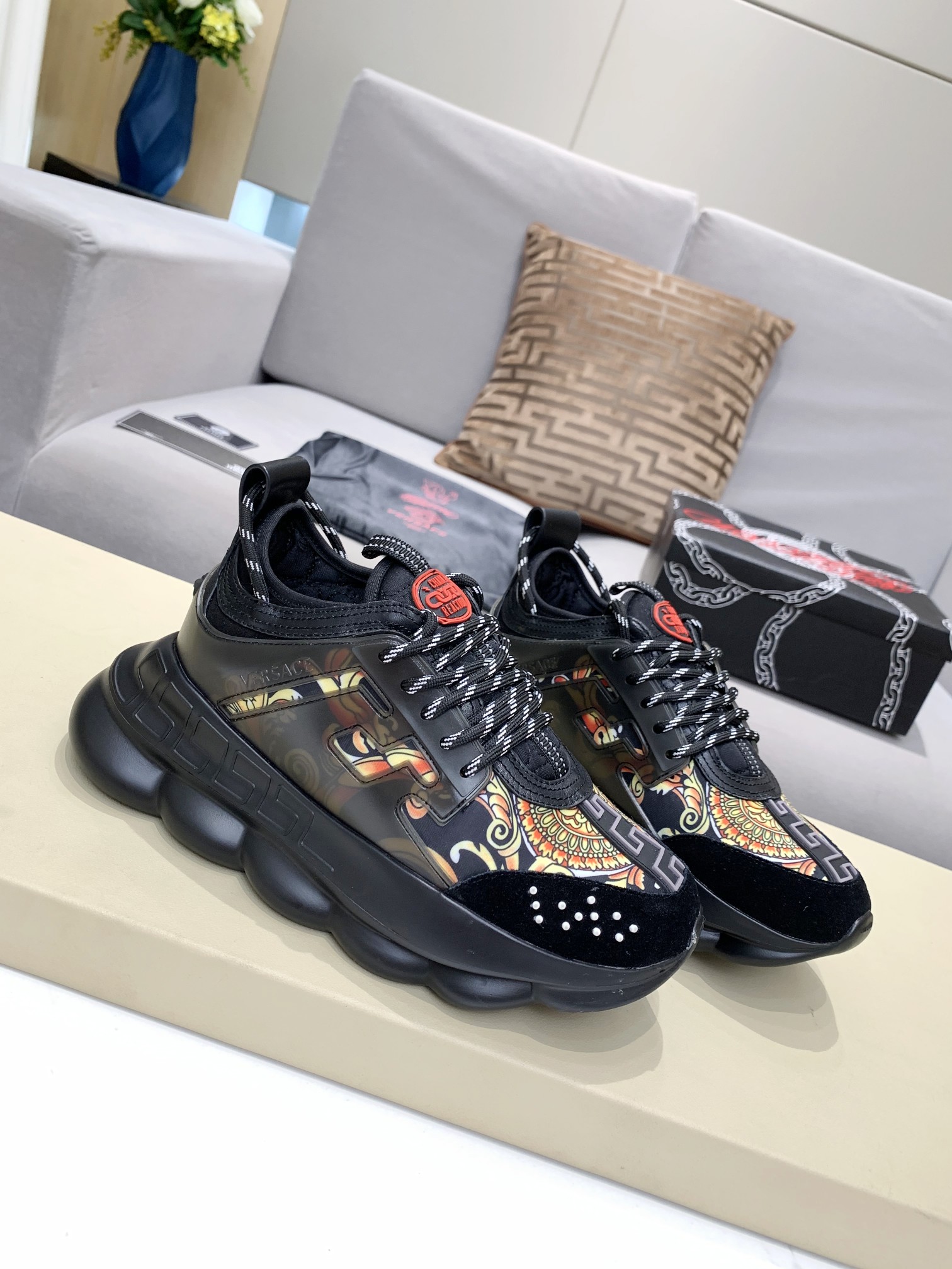 VERSACE Platform Dad Sneakers - Image 6
