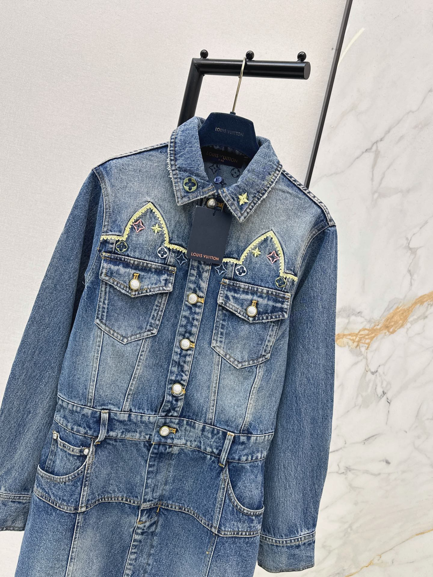 LV Denim dress - Image 6