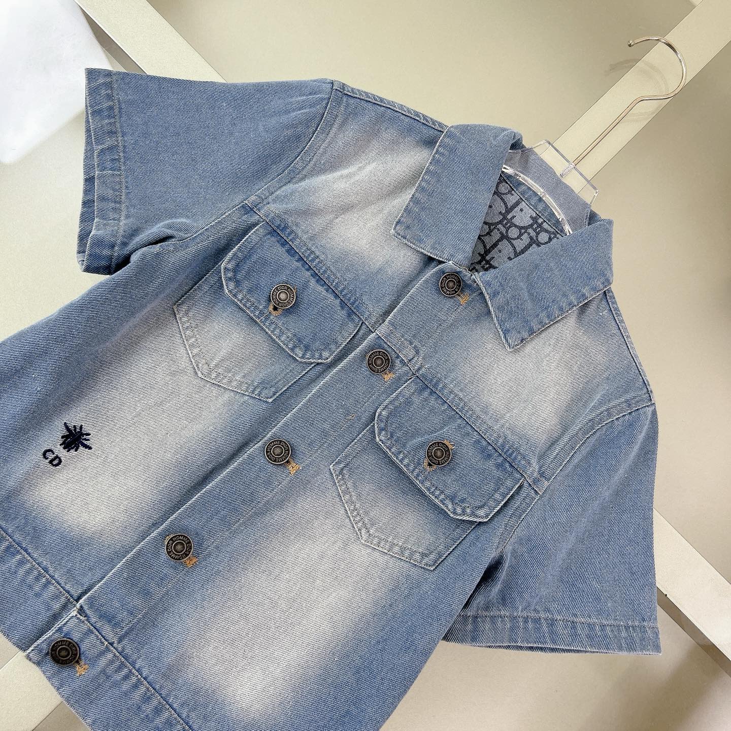 DIOR denim blue T-shirt suit - Image 6