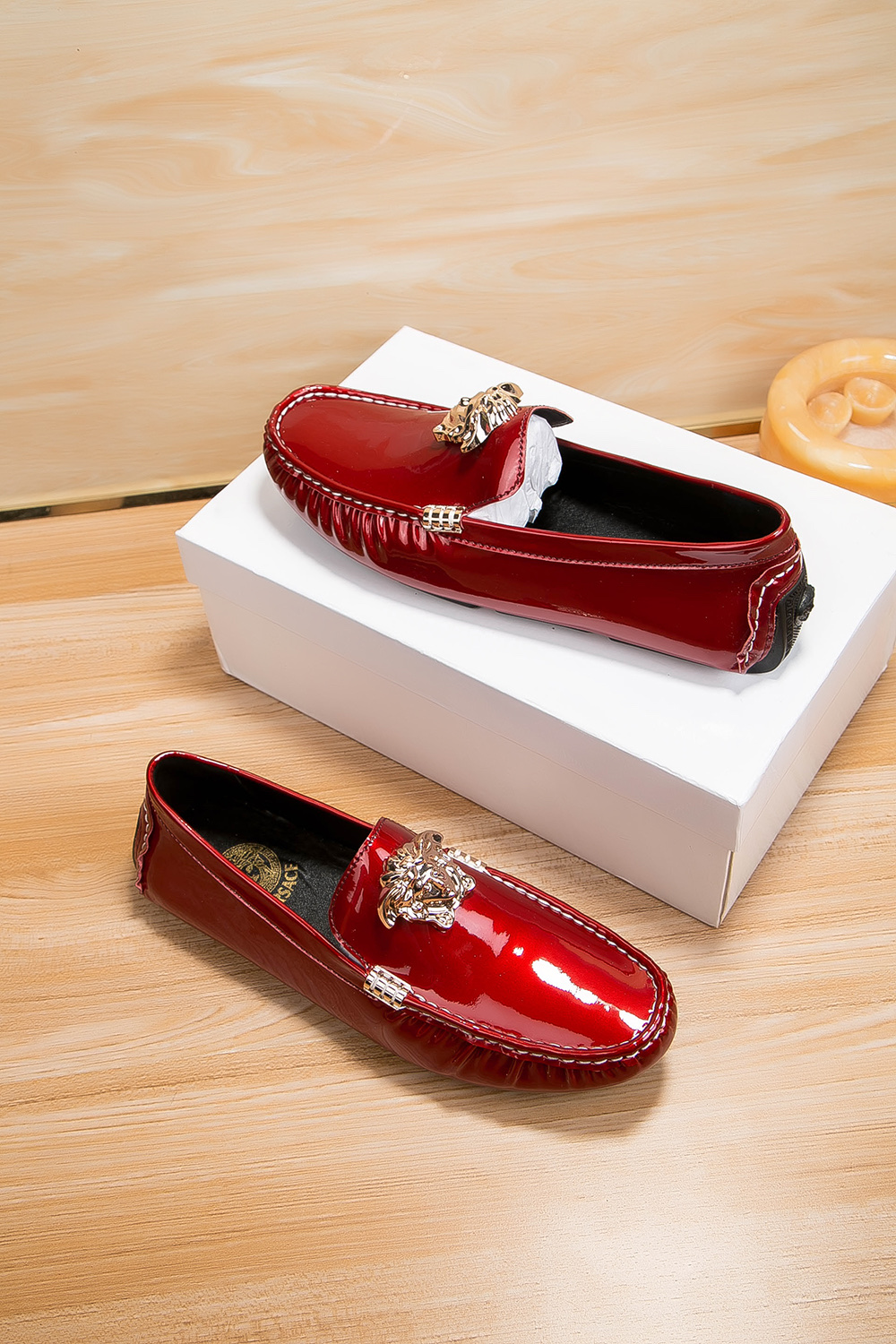 VERSACE Rad Leather Shoes - Image 6