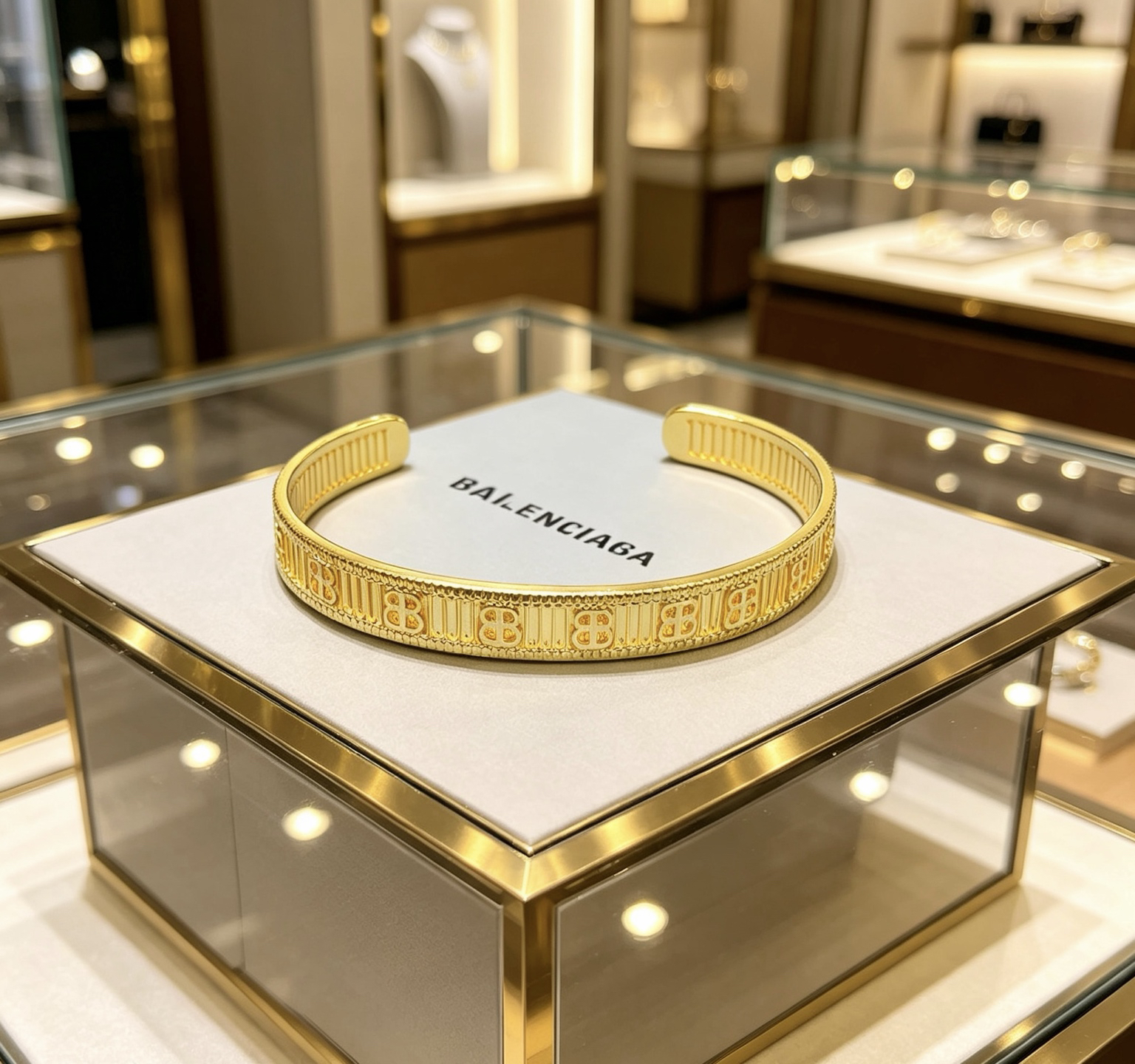 BALENCIAGA Golden Bangle - Image 5