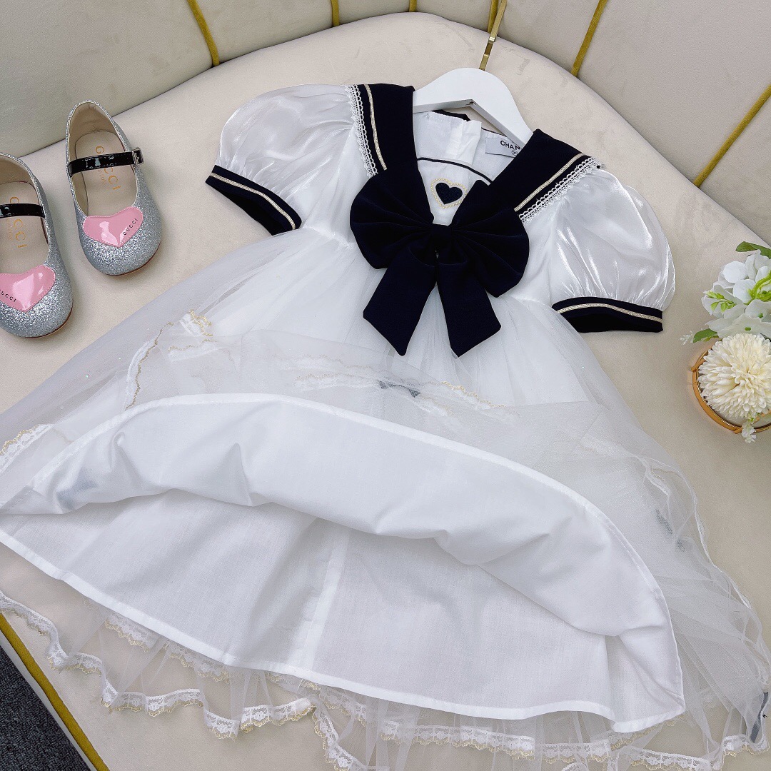 Chanel-style kids' dress - Image 2