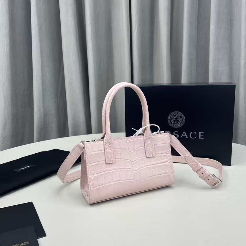 VERSACE Mini Flap Bag Dimensions:17 × 17 × 7 cm - Image 8