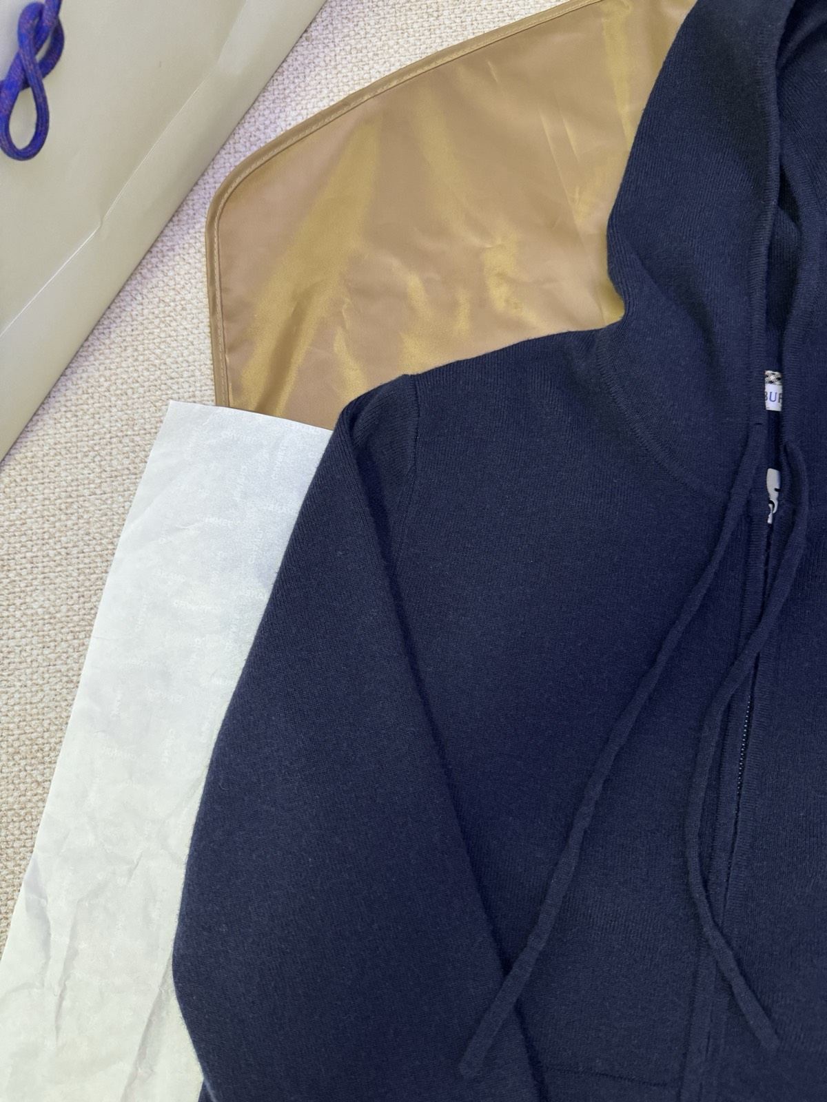 BURBERRY Long Sleeve Hooded Jacket - Image 7