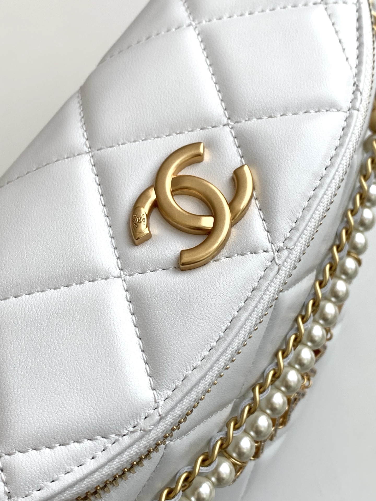 Coco Chanel Semicircle Crossbody Bag - Image 6