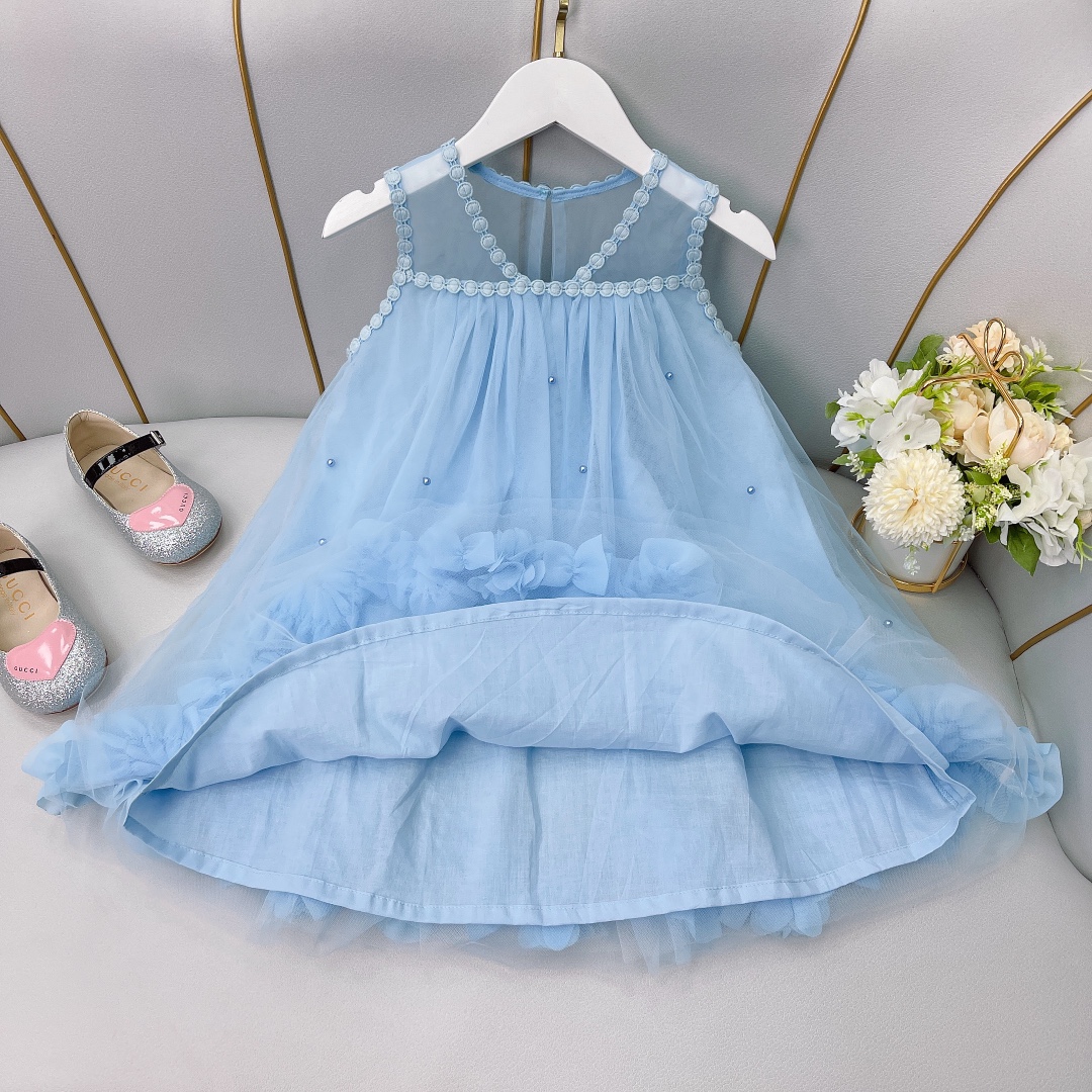 DIOR Dress Sky Blue - Image 9