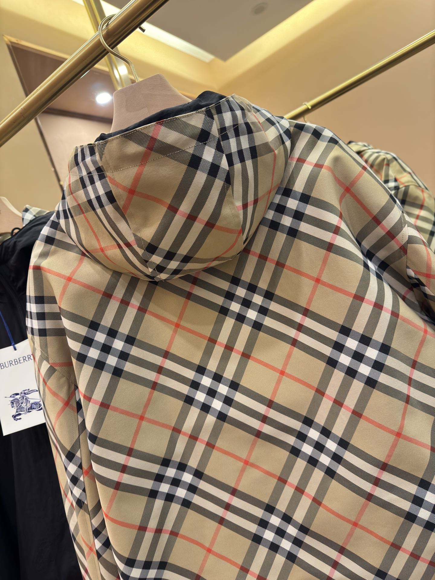 BURBERRY Plaid Hooded Jacket - Image 7