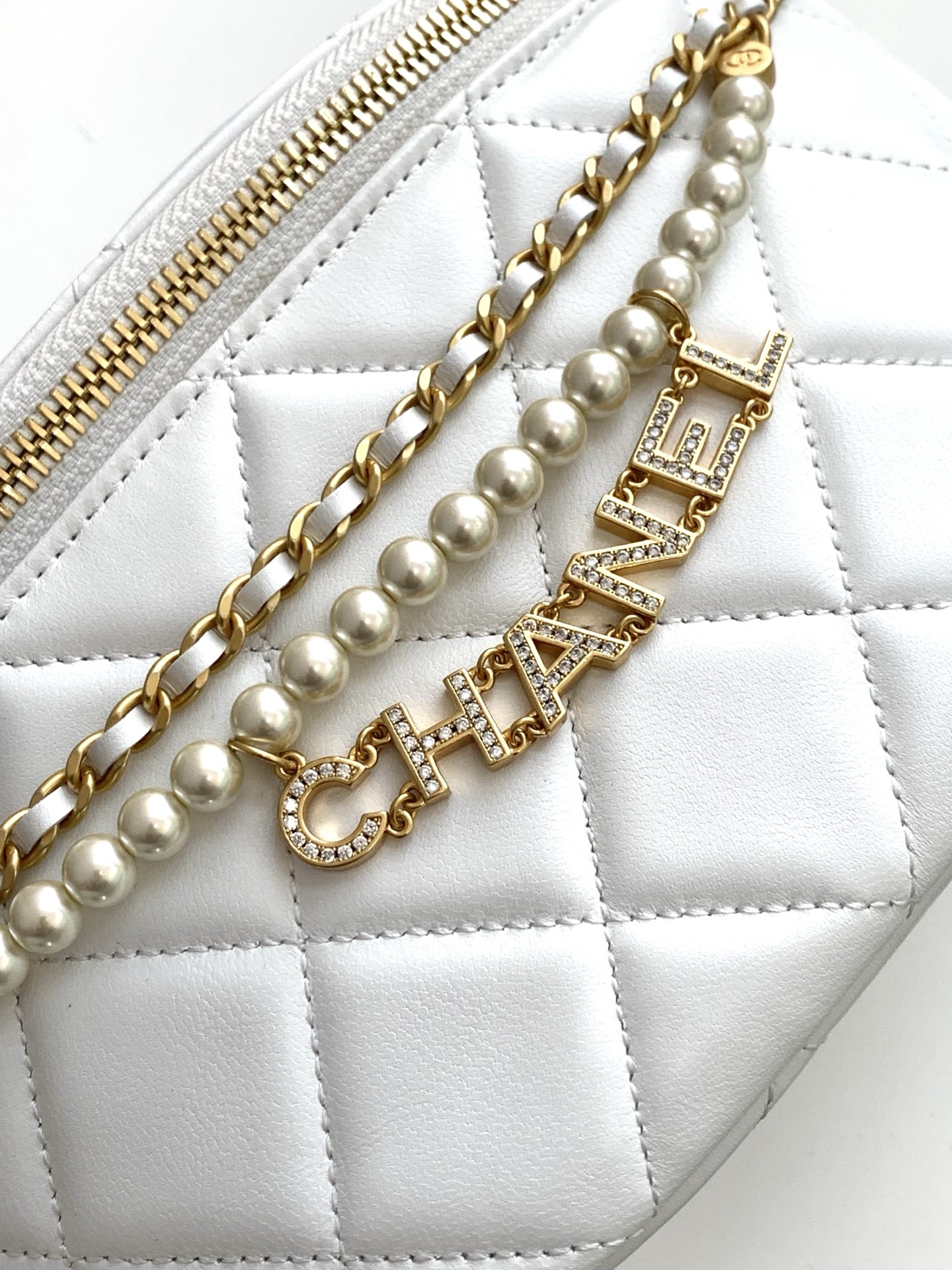 Coco Chanel Semicircle Crossbody Bag - Image 7