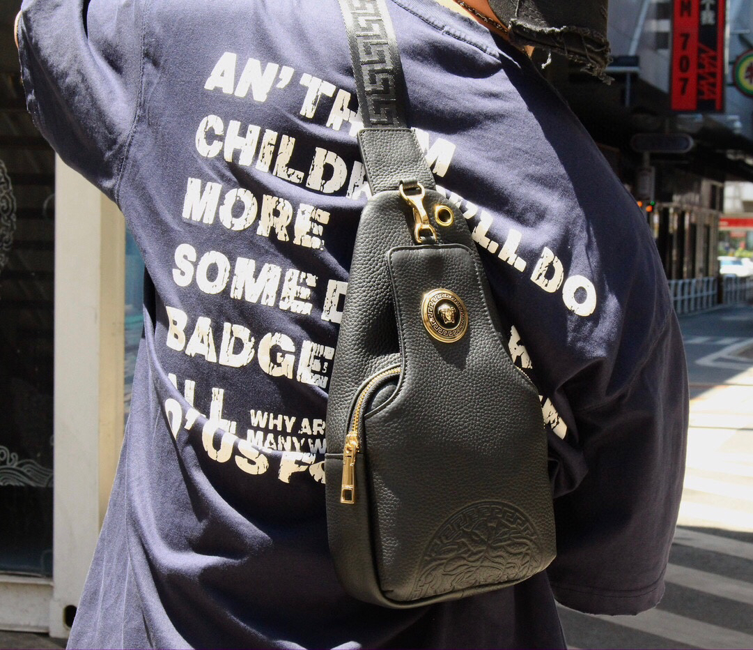 VERSACE Crocodile leather crossbody bag - Image 9