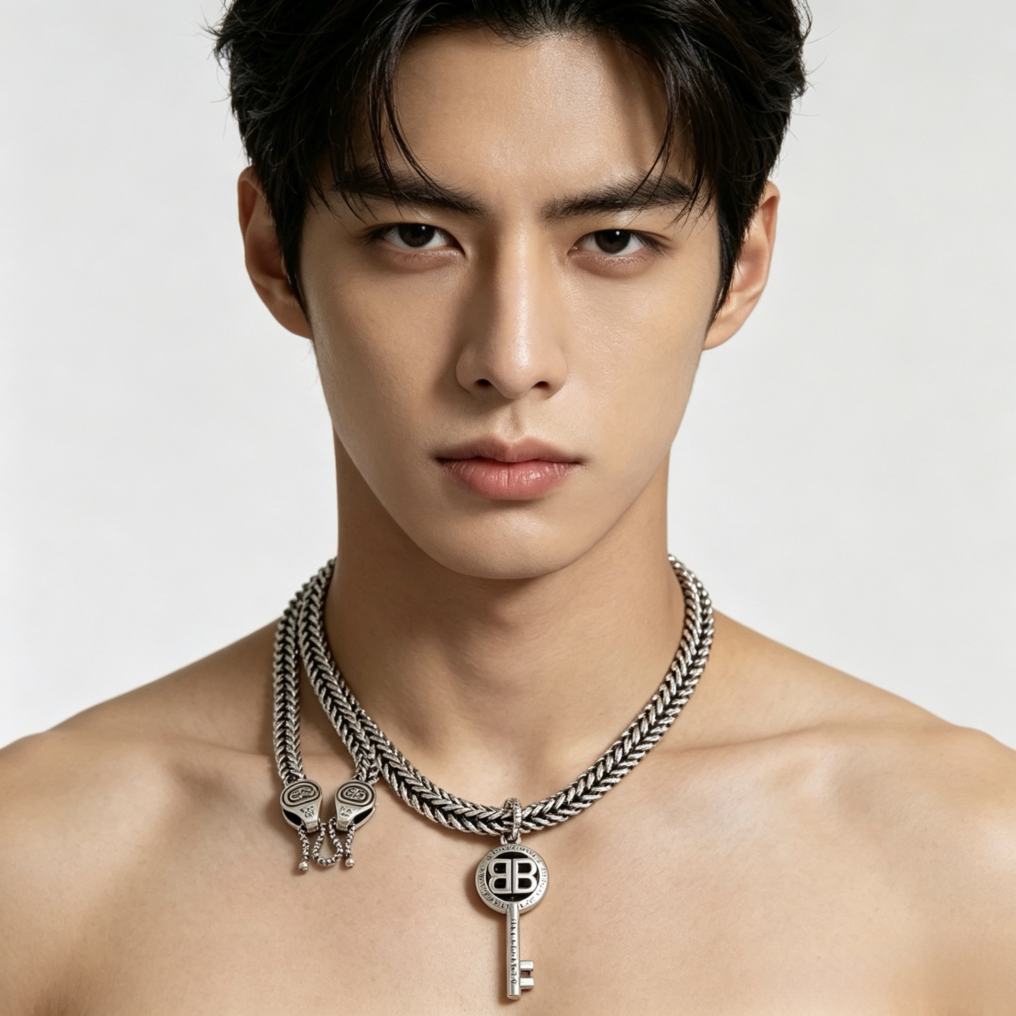 BALENCIAGA Silver Necklace - Image 2