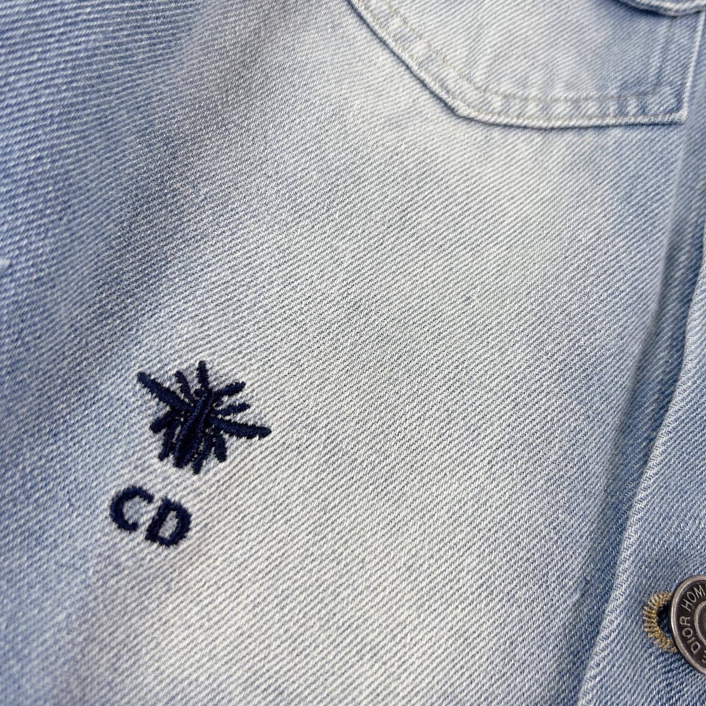 DIOR denim blue T-shirt suit - Image 8