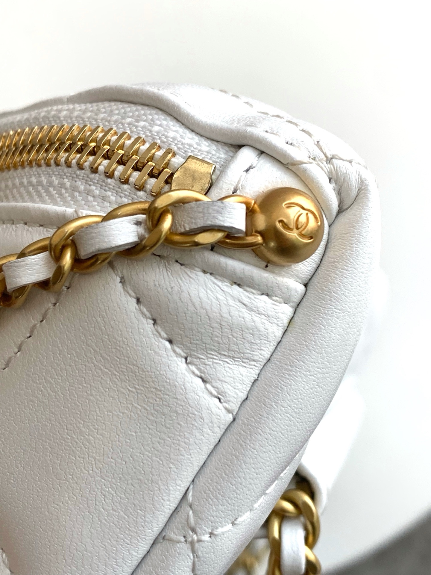 Coco Chanel Semicircle Crossbody Bag - Image 8
