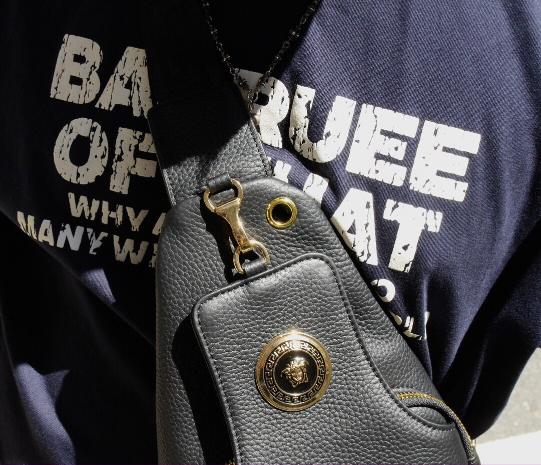 VERSACE Crocodile leather crossbody bag - Image 2