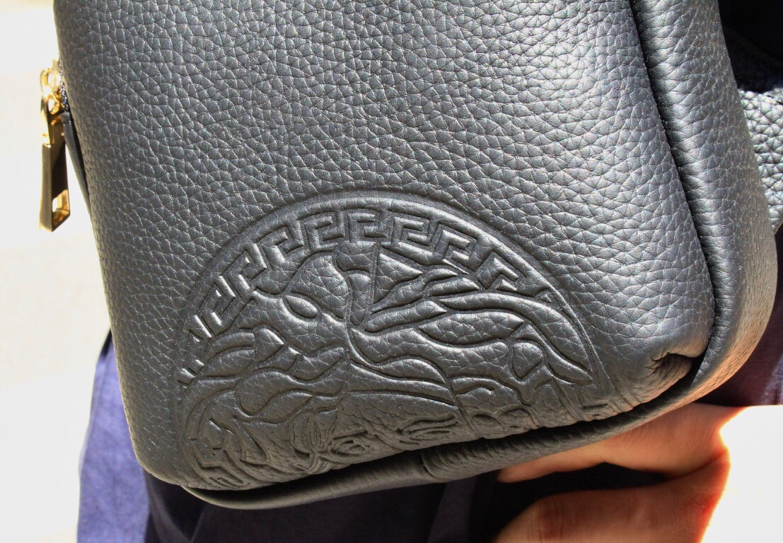 VERSACE Crocodile leather crossbody bag - Image 3