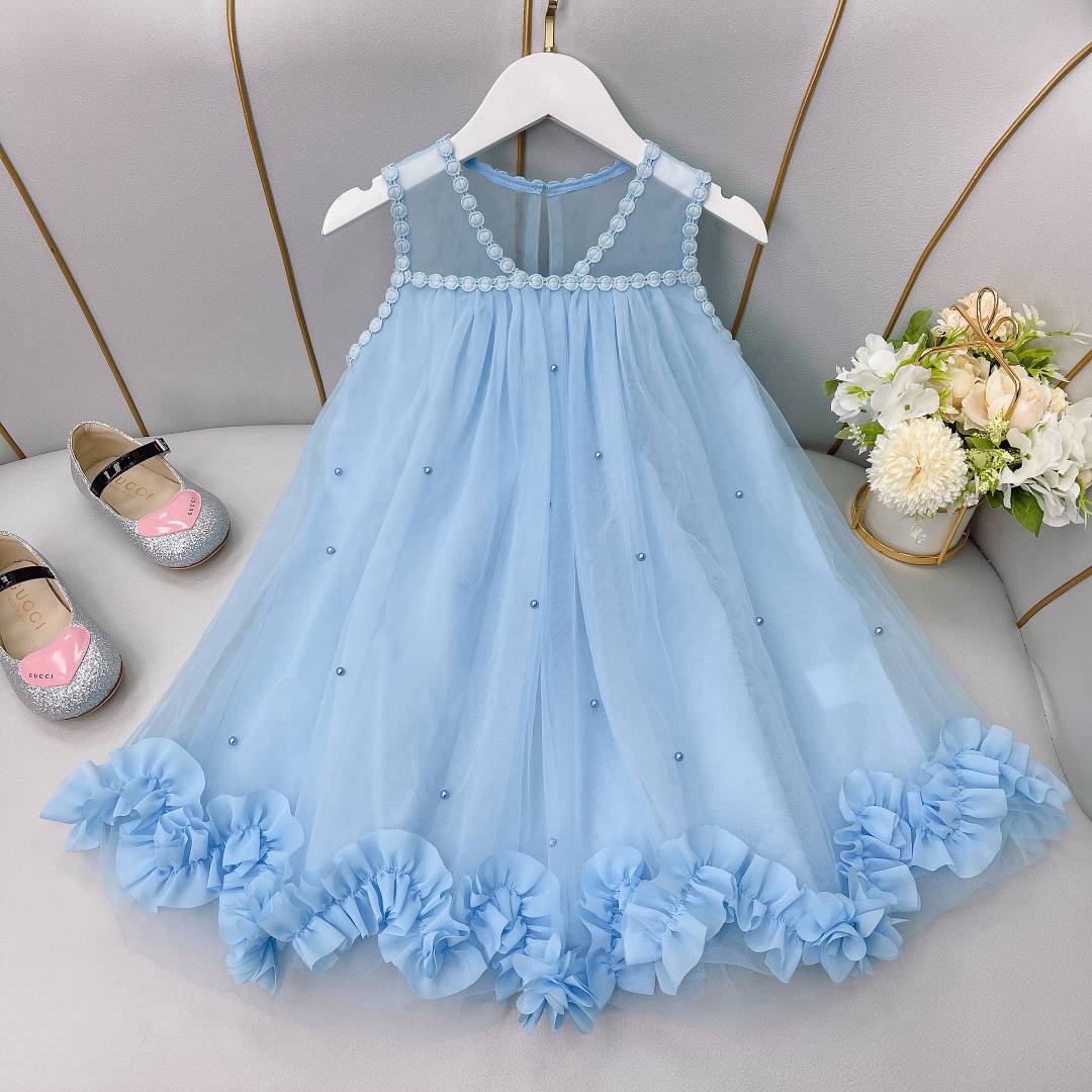 DIOR Dress Sky Blue - Image 4
