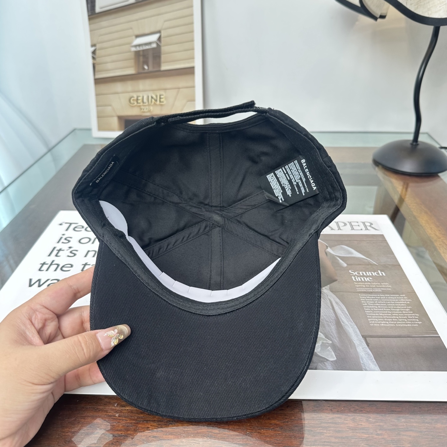 BALENCIAGA Sun Visor Baseball Cap - Image 9