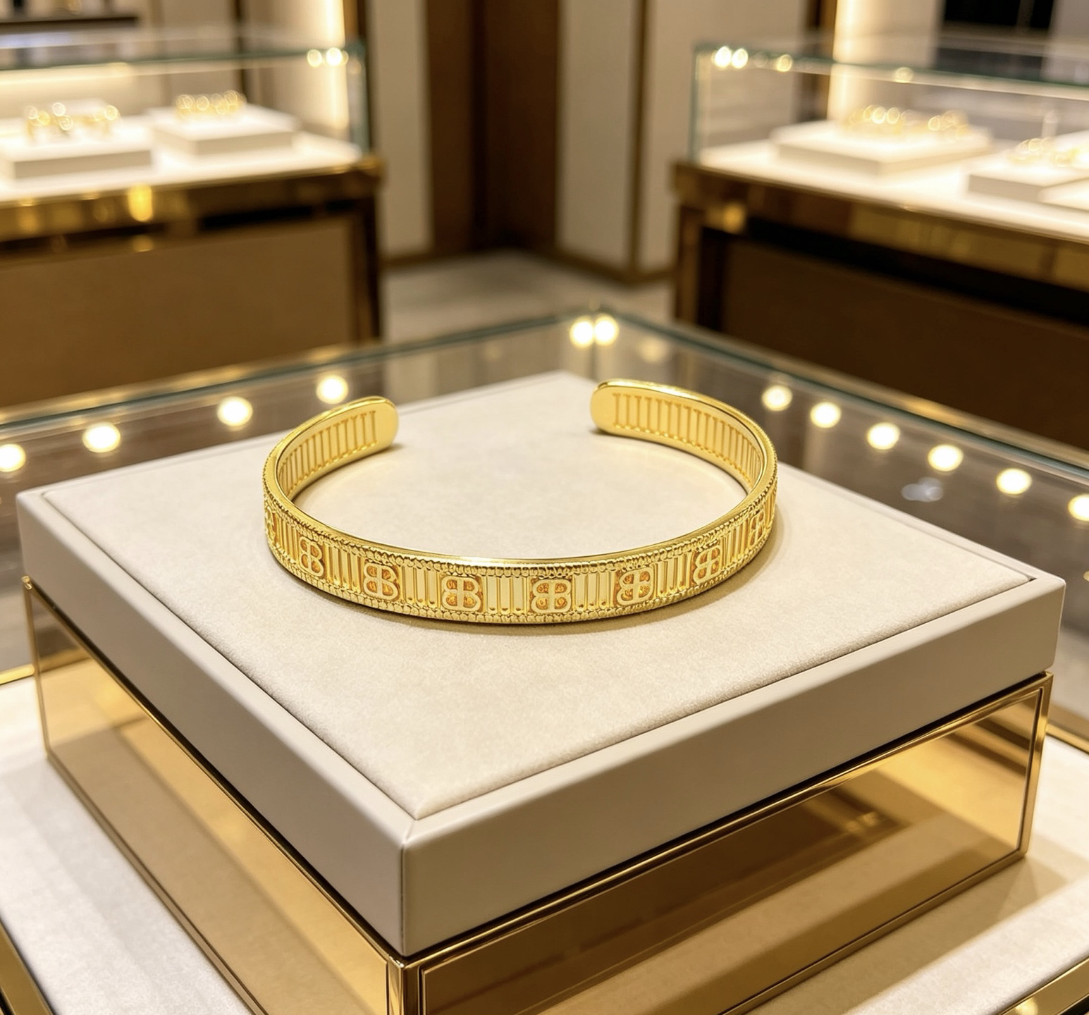 BALENCIAGA Golden Bangle - Image 10