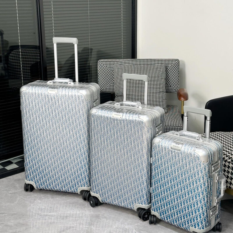 DIOR rolling luggage